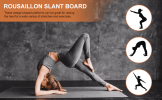 3pcs/set Slant Board; Foam Calf Stretcher With 5 Positions