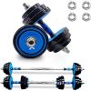 Adjustable Weights Dumbbells Set of 2, 44Lbs 2 in 1