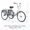 Adult Tricycle Trikes,3-Wheel Bikes,26 Inch Wheels Cruiser