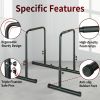 Power Tower Dip Station Pull Up Bar Stand Adjustable Height
