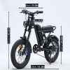 GT-0J2 New Design 16'' Mountain Electric Bicycle Ebike