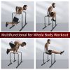 Power Tower Dip Station Pull Up Bar Stand Adjustable Height