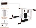 Wall Mounted Pull Up Bar Multi-Grip Dip Bar Multifunctional