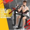 Bicep Tricep Curl Machine with Adjustable Seat