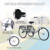 Adult Tricycle Trikes,3-Wheel Bikes,26 Inch Wheels Cruiser
