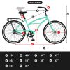 S26204 26 Inch Beach Cruiser Bike for Men and Women