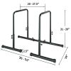 Power Tower Dip Station Pull Up Bar Stand Adjustable Height
