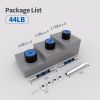 Adjustable Weights Dumbbells Set of 2, 44Lbs 2 in 1