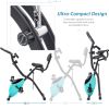Folding Exercise Bike, Fitness Upright and Recumbent X-Bike