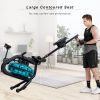 Water Rowing Machine Rower with LCD Monitor; Exercise
