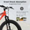 24 Inch Fat Tire Bike Adult/Youth Full Shimano 7 Speeds MTN