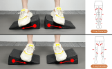 3pcs/set Slant Board; Foam Calf Stretcher With 5 Positions