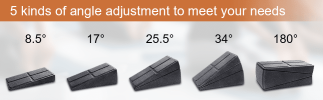 3pcs/set Slant Board; Foam Calf Stretcher With 5 Positions