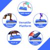Aerobics Step Platform Height-Adjustable Fitness Equipment