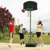 Basketball Hoop System Stand with 30in Backboard In/outdoor