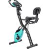 Folding Exercise Bike, Fitness Upright and Recumbent X-Bike