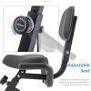 Folding Exercise Bike, Fitness Upright and Recumbent X-Bike
