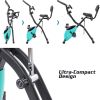 Folding Exercise Bike, Fitness Upright and Recumbent X-Bike