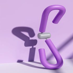Multifunctional Pelvic Floor Muscle Trainer Leg & Arm Trainer (Color: Purple)