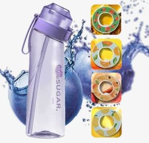 Fruit Fragrance Water Bottle Flavor Pods for Water Bottle (Color: Purple)