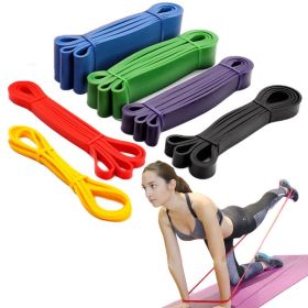 Elastic Resistance Band; Fitness Rubber Band For Training (Color: Green)