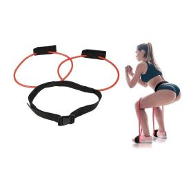 Exercise Slip-on Resistance Band For Home Fitness (Color: Yellow)
