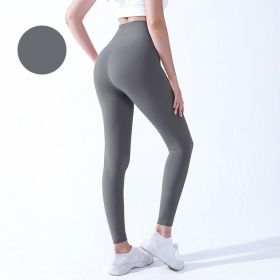 High Waist Leggings Push Up Sport Women Yoga Pants (Color: Style5Grey, size: M)