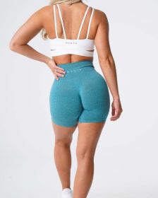 Nvgtn Seamless Pro Shorts Spandex Shorts Woman Fitness (Color: Tel, size: S)