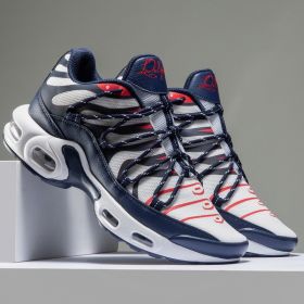 Running Shoes Breathable Men's Sneakers Fitness Air Shoes (Color: 8910 white blue, size: 45)