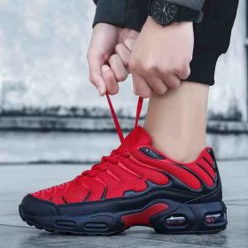 Running Shoes Breathable Men's Sneakers Fitness Air Shoes (Color: 0138 red, size: 40)