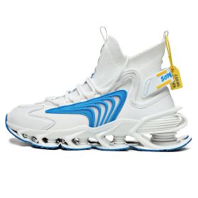 Men Shoes Sneakers Male Tennis Luxury Shoes (Color: White blue, size: 43)
