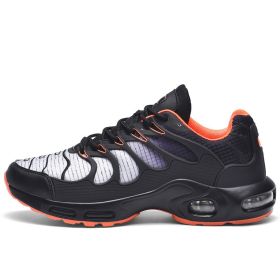 Running Shoes Air Cushion Fitness Sneakers Mens Breathable (Color: 1680 hei ju, size: 43)