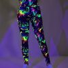 Throwing Print Butt-Lifting Sexy Yoga Pants, High Waist Slim