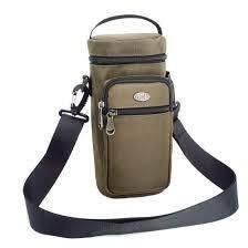 Pouch Bag Sports Water Bottles Tactical Molle Water Bottle (Color: Brown)