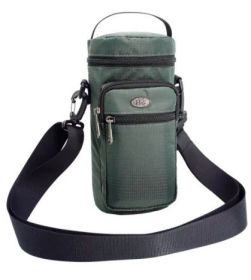Pouch Bag Sports Water Bottles Tactical Molle Water Bottle (Color: Green)