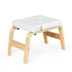 Sports Recreation Balance Training Yoga Inversion Headstand (Color: White A, Type: Yoga Headstand Bench)