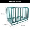 Foldable Sports Ball Storage Cart Rolling Ball Cart with Lid