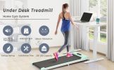 2 in 1 Under Desk Electric Treadmill 2.5HP;Bluetooth speaker;