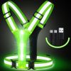 Led Light Up Running Vest Reflective For Walking At Night