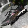Outdoor Casual Sandals Men Black Mesh Hollow Breathable