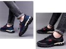 Outdoor Casual Sandals Men Black Mesh Hollow Breathable
