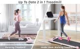 2 in 1 Under Desk Electric Treadmill 2.5HP;Bluetooth speaker;