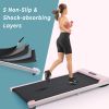 2 in 1 Under Desk Electric Treadmill 2.5HP;Bluetooth speaker;