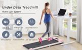 2 in 1 Under Desk Electric Treadmill 2.5HP;Bluetooth speaker;