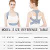 Posture Corrector; Adjustable Back Posture Correction Strap