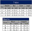 Men's Short Sleeve Shorts T-Shirt