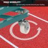 Foldable Sports Ball Storage Cart Rolling Ball Cart with Lid