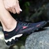 Outdoor Casual Sandals Men Black Mesh Hollow Breathable