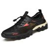 Outdoor Casual Sandals Men Black Mesh Hollow Breathable