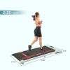 2 in 1 Under Desk Electric Treadmill 2.5HP;Bluetooth speaker;